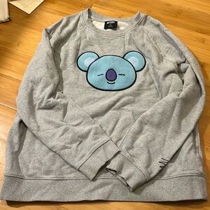 BT21 x BTS, Koya Sweatshirt, Size Large, Unisex
